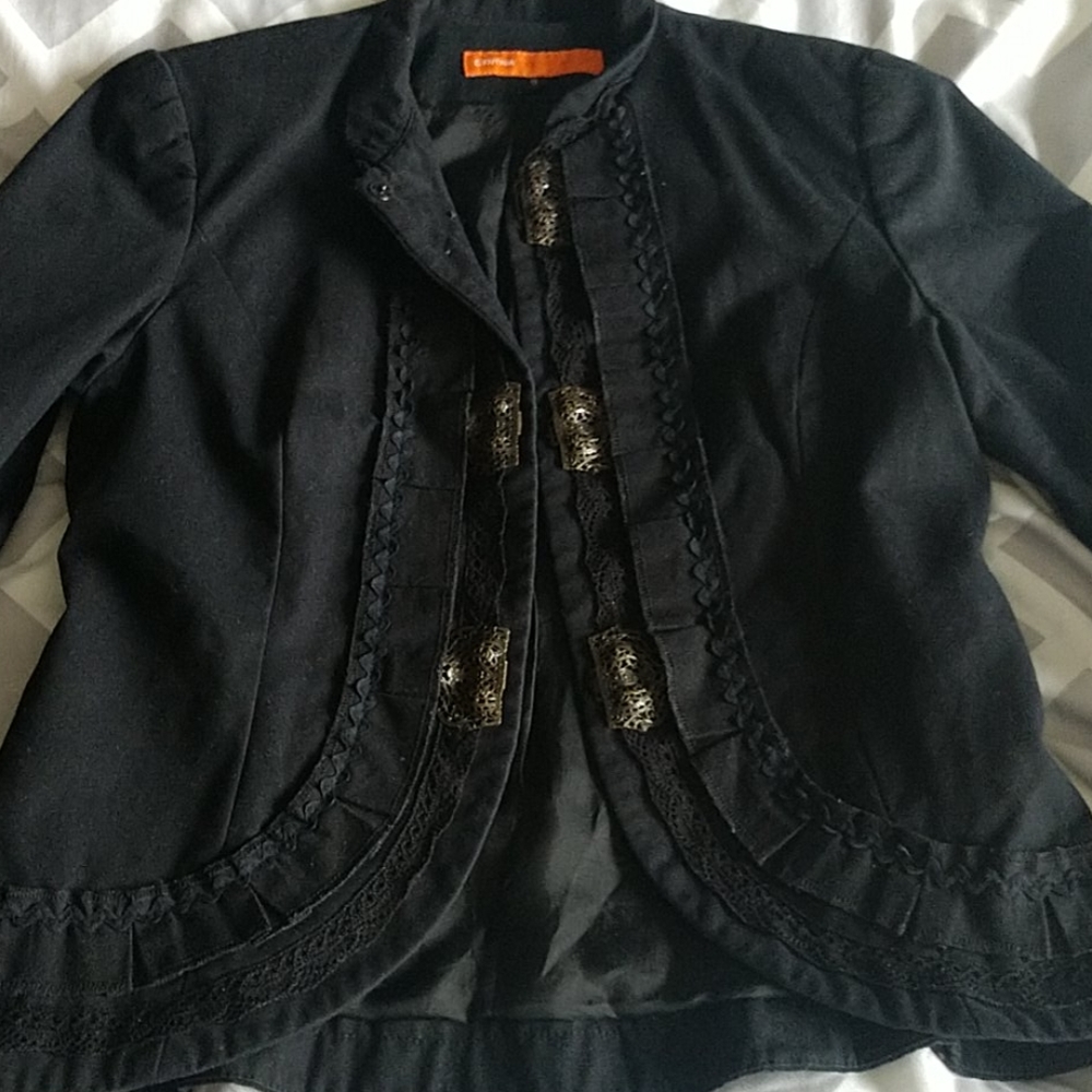 Black suit jacket